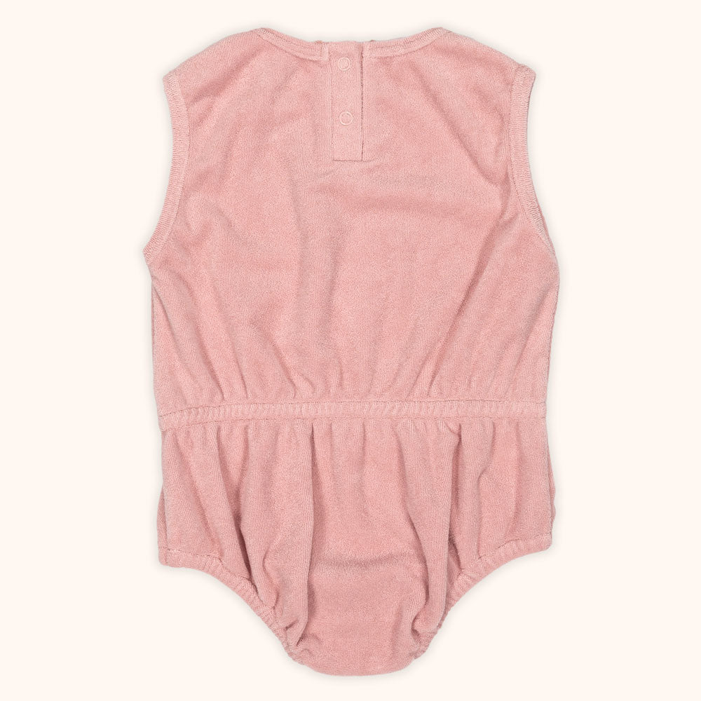 Towel Romper "Queen of Hearts"