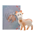 Load image into Gallery viewer, Unique Capricorn teething toy that is carefully hand-painted & presented in a beautiful colourful box. Being born between 22nd of December and 19th of January, you will be part of the Capricorn zodiac sign.