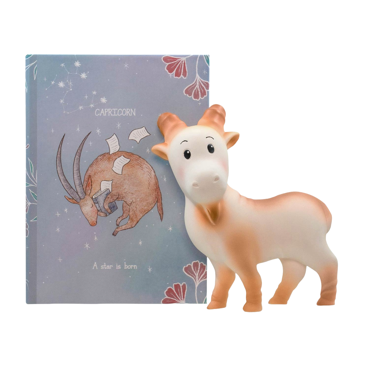Unique Capricorn teething toy that is carefully hand-painted & presented in a beautiful colourful box. Being born between 22nd of December and 19th of January, you will be part of the Capricorn zodiac sign.