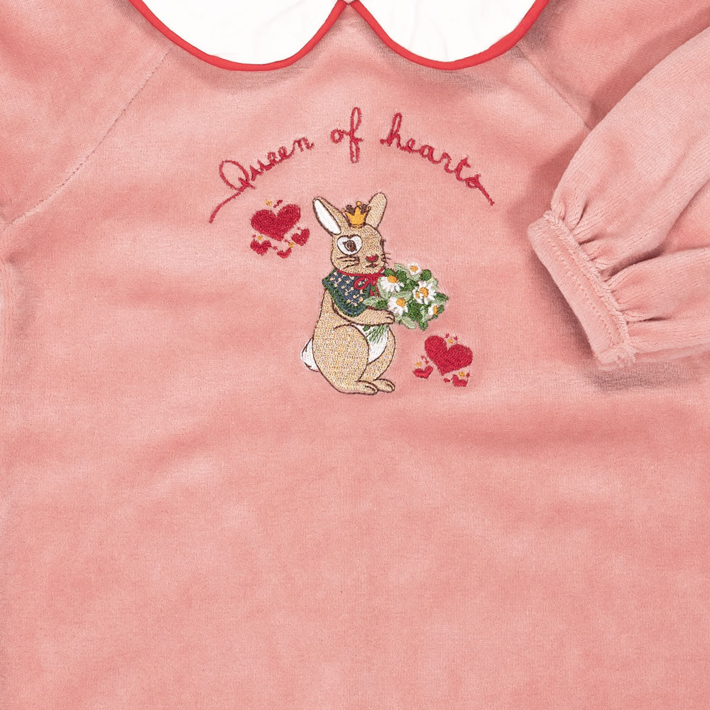 Velvet Onesie "Queen of Hearts"