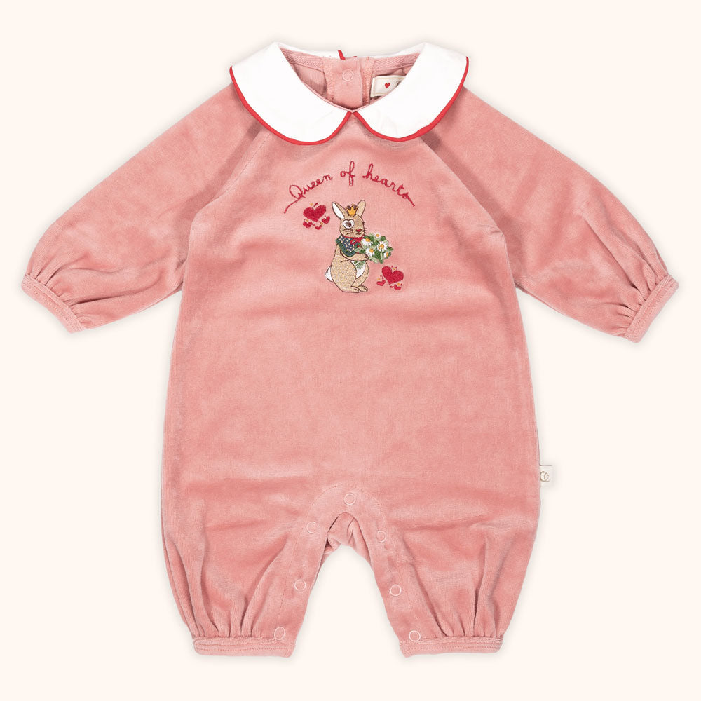 Velvet Onesie "Queen of Hearts"
