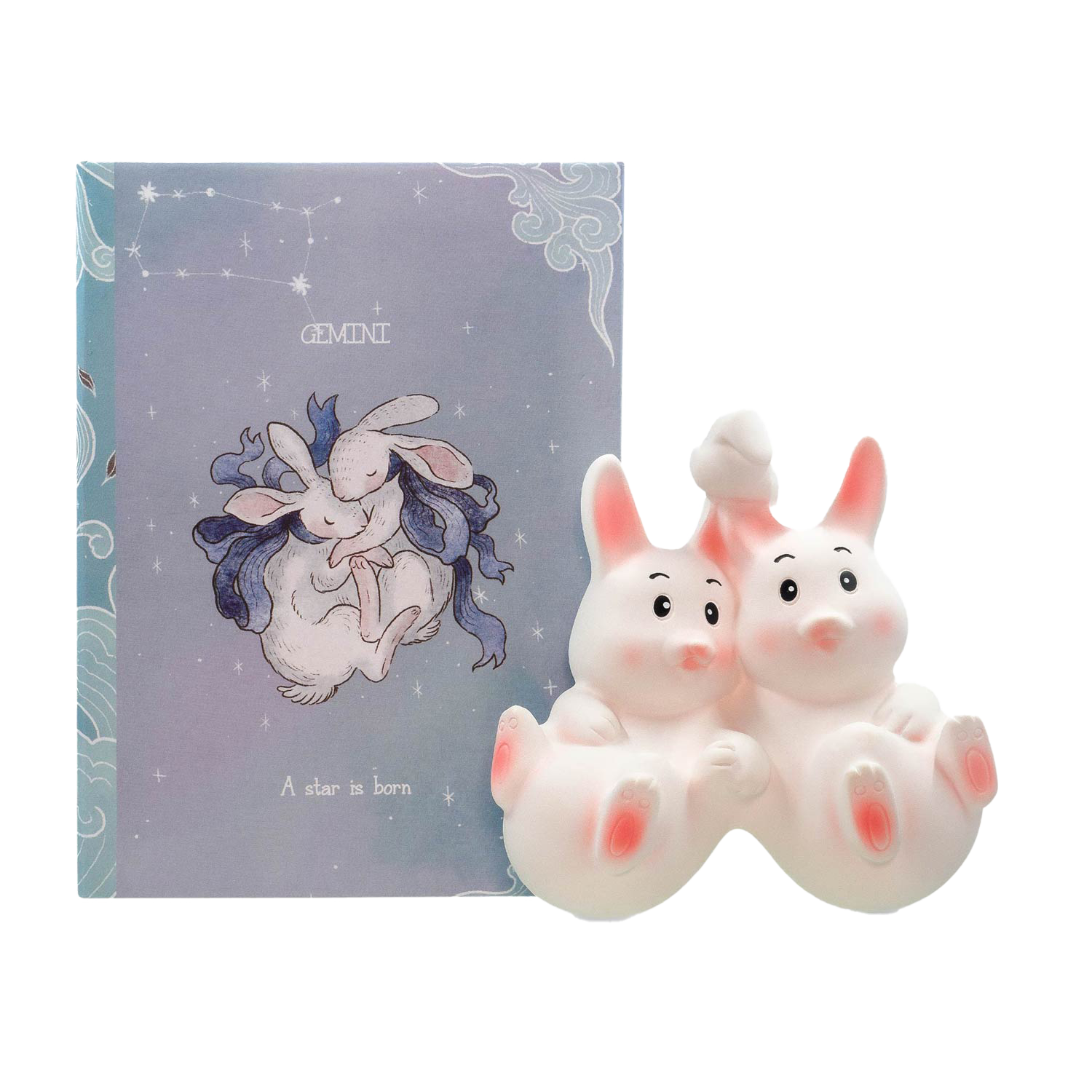 Unique Gemini teething toy that is carefully hand-painted & presented in a beautiful colourful box. Being born between 22 of May and 21st of June, you will be part of the Gemini zodiac sign.