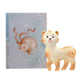 Load image into Gallery viewer, Unique Leo teething toy that is carefully hand-painted & presented in a beautiful colourful box. Being born between 23rd of July and 22nd of August, you will be part of the Leo zodiac sign.