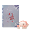 Load image into Gallery viewer, Unique Scorpio teething toy that is carefully hand-painted & presented in a beautiful colourful box. Being born between 23rd of October and 22nd of November, you will be part of the Scorpio zodiac sign.