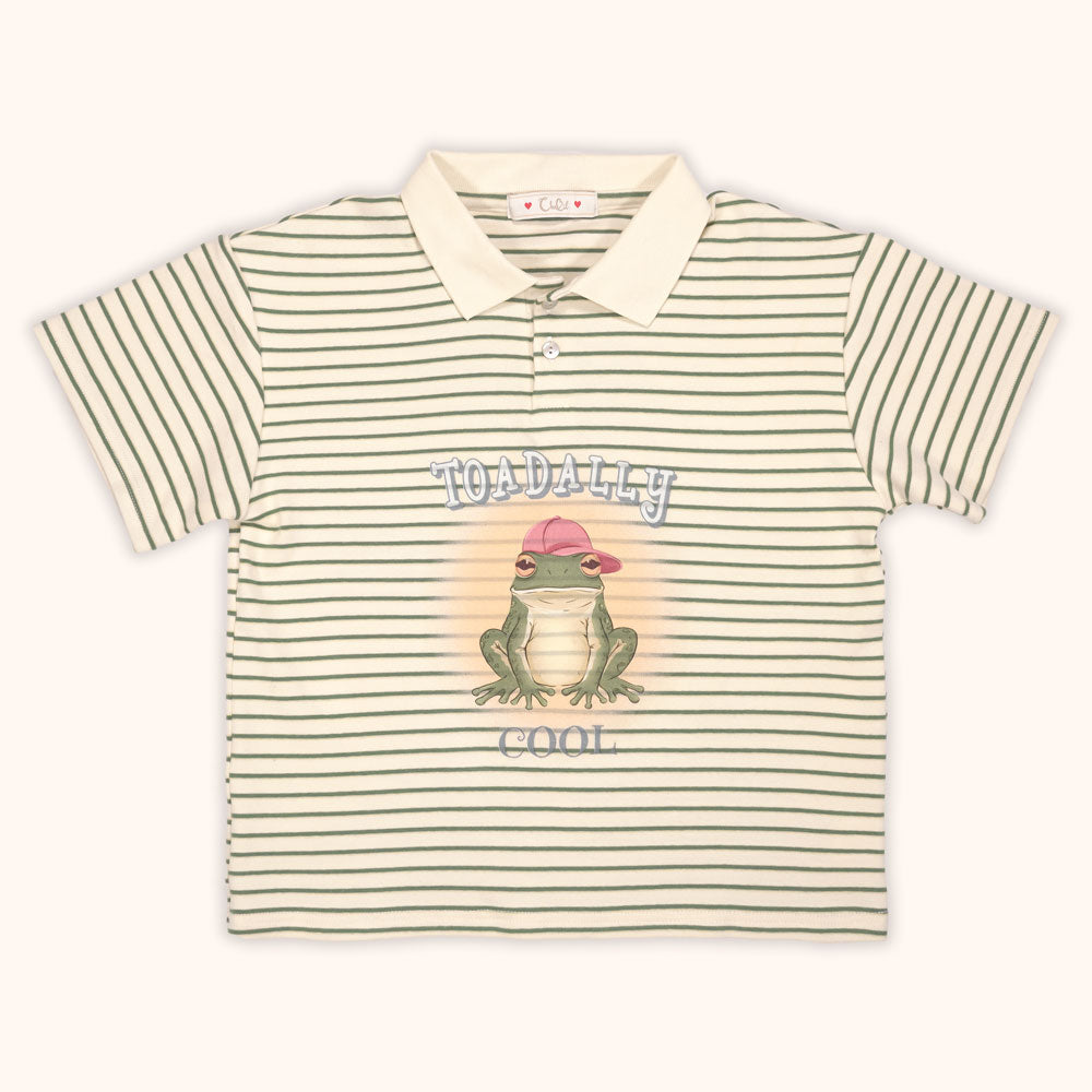 "TOADALLY" Polo Shirt - Organic