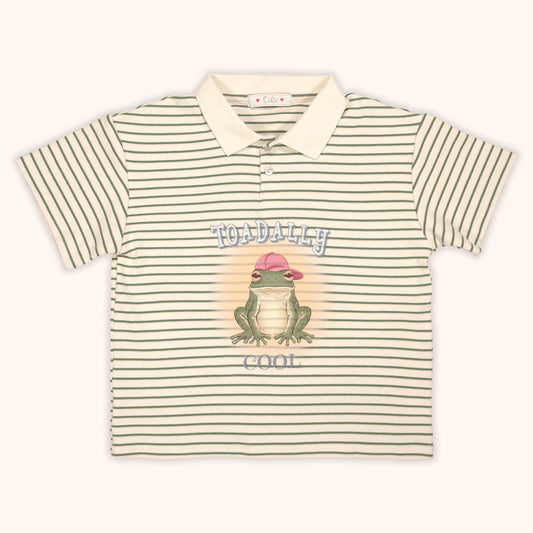 "TOADALLY" Polo Shirt - Organic