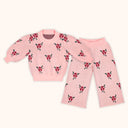 “Heart Flower” Knit Set - Organic Cotton