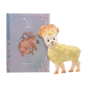 Unique Aries teething toy that is carefully hand-painted & presented in a beautiful colourful box. Being born between 21st of March and 21st of April, you will be part of the Aries zodiac sign.