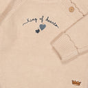 Knitted Jumper "King Of Hearts"