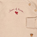 Knitted Jumper "Queen of Hearts"