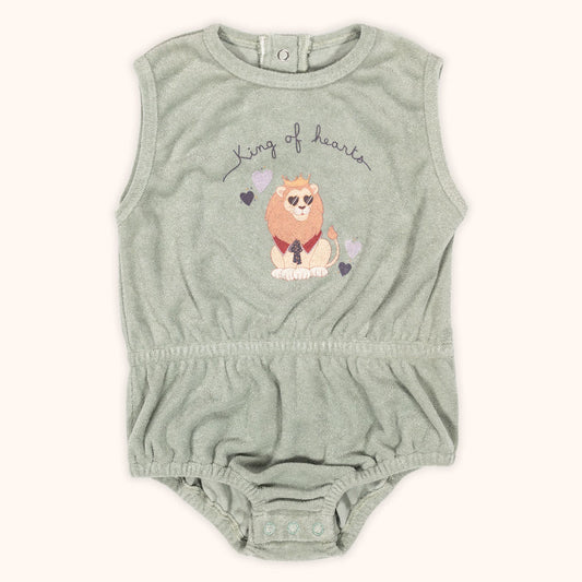 Towel Romper "King of Hearts"