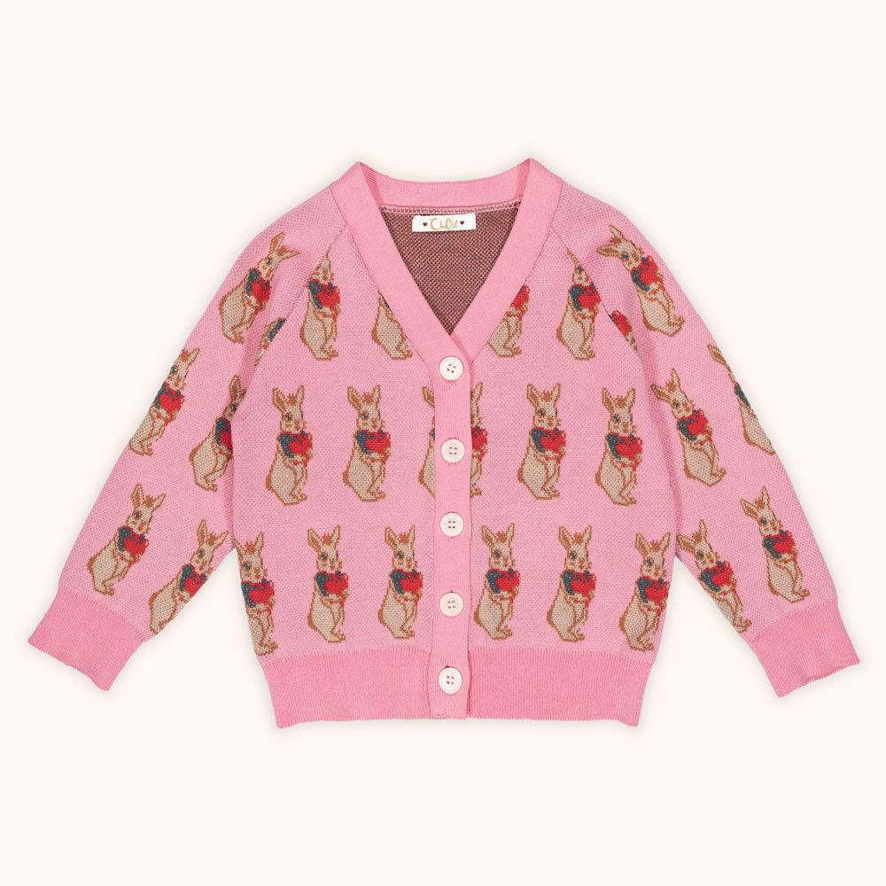 Knitted Cardigan "Bunny"