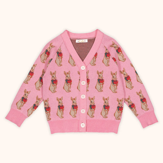Knitted Cardigan "Bunny"