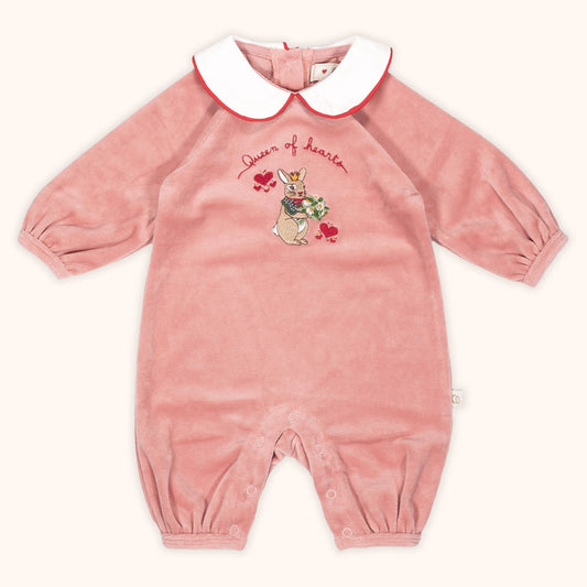 Velvet Onesie "Queen of Hearts"