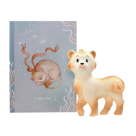 Unique Leo teething toy that is carefully hand-painted & presented in a beautiful colourful box. Being born between 23rd of July and 22nd of August, you will be part of the Leo zodiac sign.