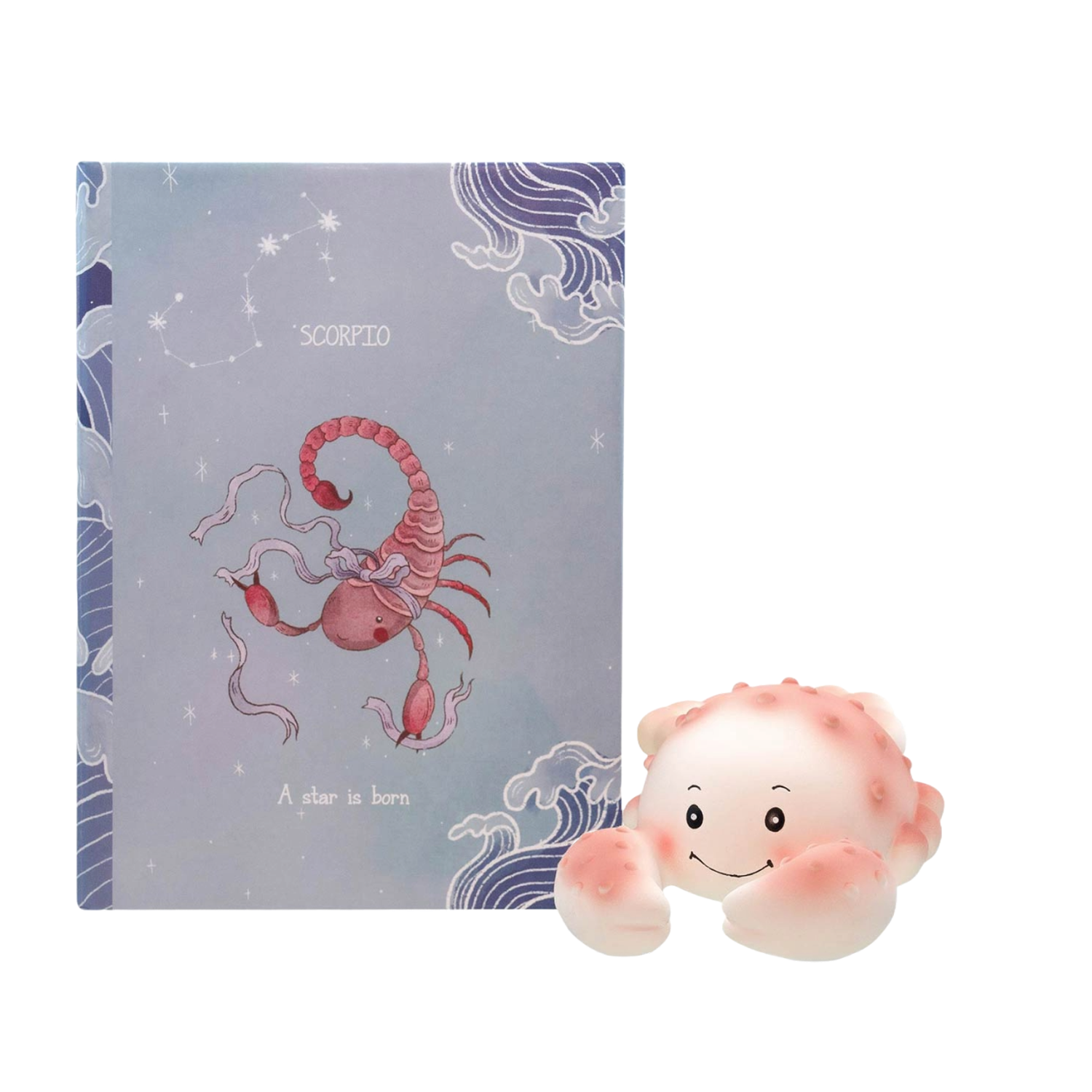 Unique Scorpio teething toy that is carefully hand-painted & presented in a beautiful colourful box. Being born between 23rd of October and 22nd of November, you will be part of the Scorpio zodiac sign.