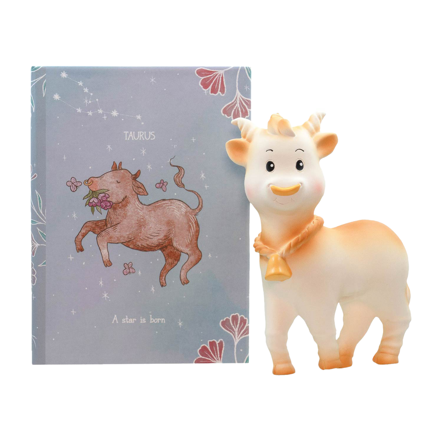 Unique Taurus teething toy that is carefully hand-painted & presented in a beautiful colourful box. Being born between 20th of April and 21st of May, you will be part of the Taurus zodiac sign.