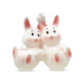 Load image into Gallery viewer, Gemini Bunny Rabbit Teething Toy for teething baby and small children made by ChaBil.
