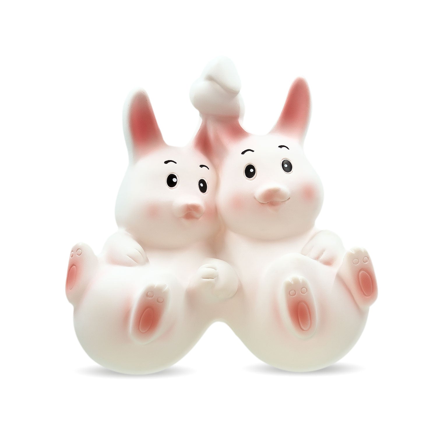 Gemini Bunny Rabbit Teething Toy for teething baby and small children made by ChaBil.